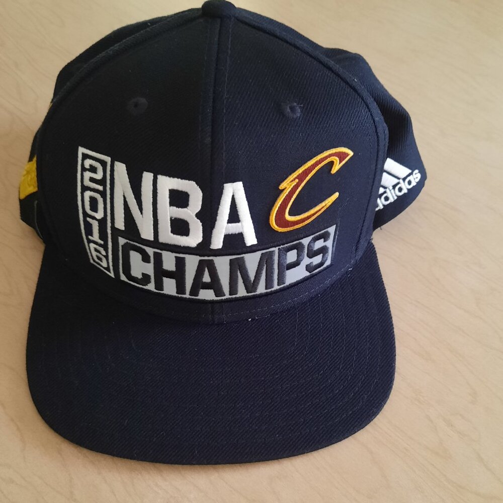 Adidas x Cleveland Cavaliers 2016 NBA Finals Champions Snapback Hat! - Black, OS